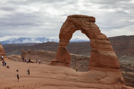 Verreweg de meest spectaculaire arch van het park, 45 min. wandelen